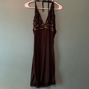 Black cocktail dress